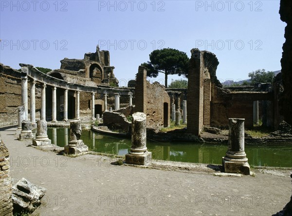 Hadrian's Villa, a complex of buildings, gardens and pools stretching for over a kilometre in length