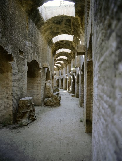 The substructure of the amphitheatre at Pozzuoli