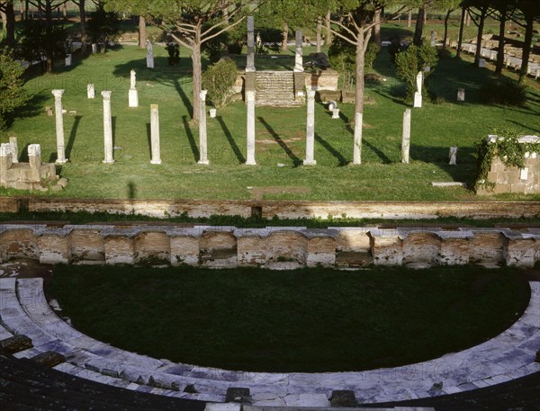 Reconstructed theatre at Ostia