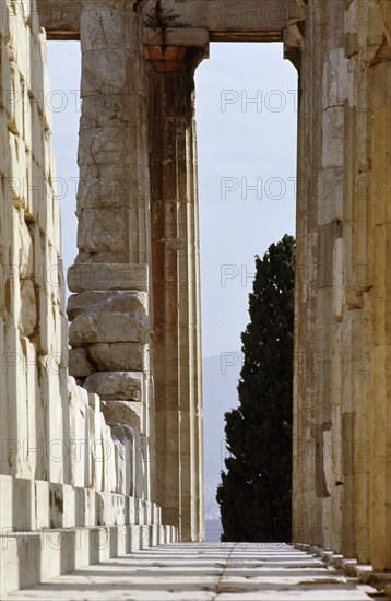 The Parthenon colonnade