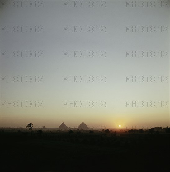 The pyramids at Giza