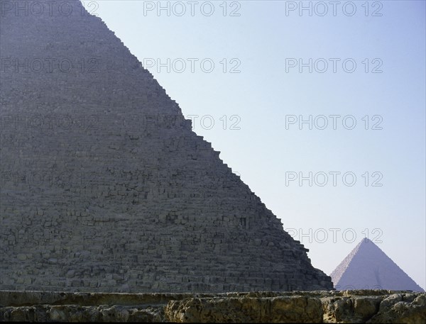 The pyramids at Giza