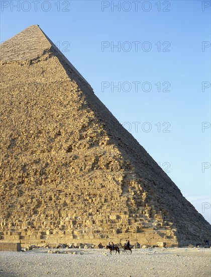 The Pyramid of Khephren at Giza