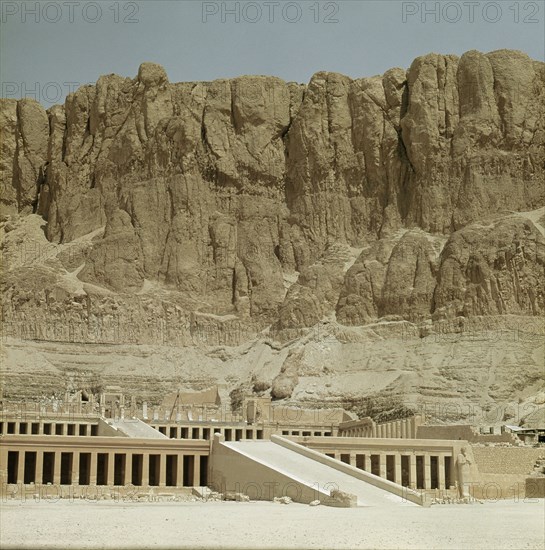 The funerary temple of Queen Hatshepsut at Deir-el-Bahari Western Thebes