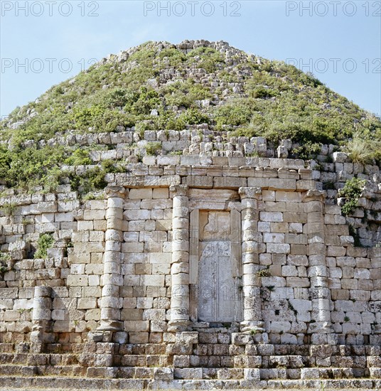 The so-called 'Tombeau de la Chretienne' the greatest of all the Berber tomb monuments