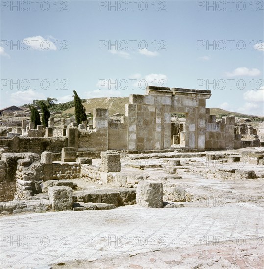 The ruins of the Roman town of Utica