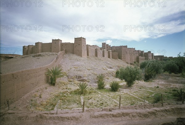 Berber kasbah in the Atlas Mountains