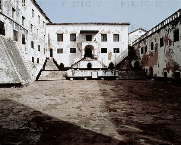 Inside the ramparts of Elmina Castle