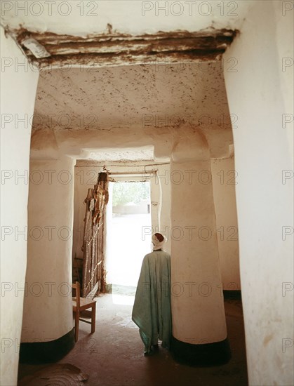 An interior view of the palace of the Emir of Argungu on the Kebbi River, one of the many emirates established within the sultanate of Sokoto by the Fulani 'jihad' of Uthman dan Fodio