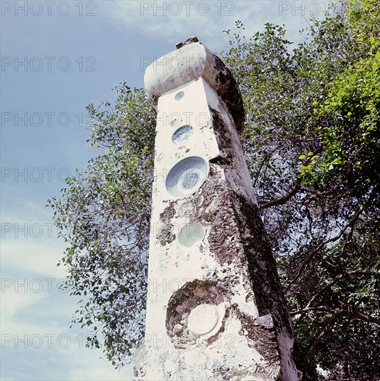 The ruins of Kunduchi, an East African coastal trading settlement dating from the 16th century