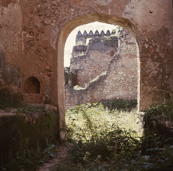 Kilwa, an East African trading town which dates from the 13th century