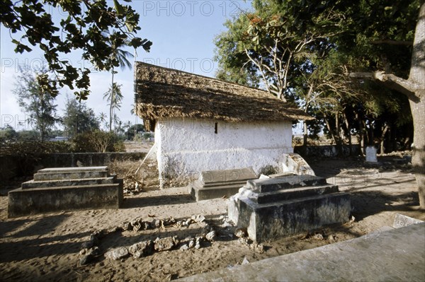 The chapel at Malindi where Francis Xavier buried two Portuguese sailors who died on the voyage to India with Vasco da Gama in 1542