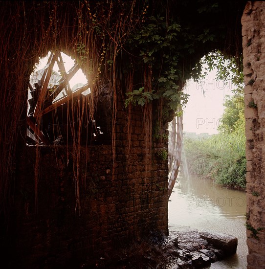 The Noria Water wheel and dam, Hama  Roman & Islamic