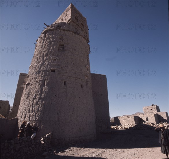 The towering walls of the houses were built for defensive purposes, with the windows set high in the upper storeys