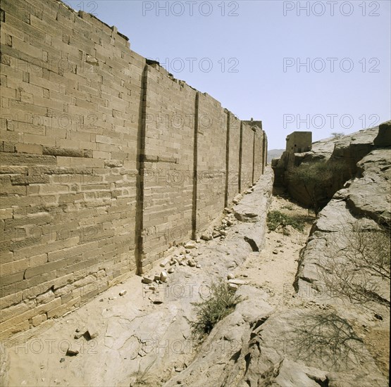 Ruins of the ancient dam at Ma'rib