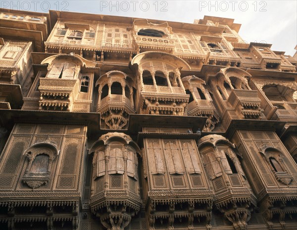 Jaisalmer, a town which for centuries commanded a strategic position on the camel train route from central Asia to India