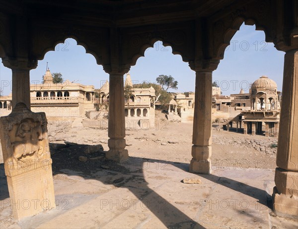 Jaisalmer, a town which for centuries commanded a strategic position on the camel train route from central Asia to India