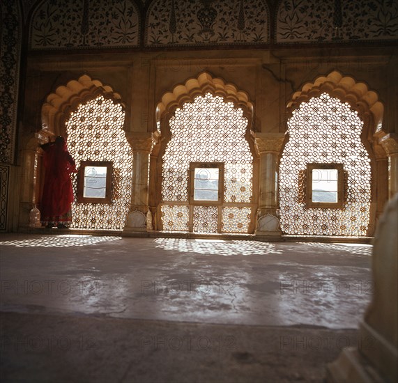 The palace fortress of Amber, the ancient capital of Jaipur state, Rajasthan