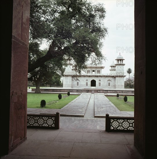 The tomb of I'Timad-Ud-Daula, erected by Jahangir's queen, Nur Mahal Begum for her father, a high court official