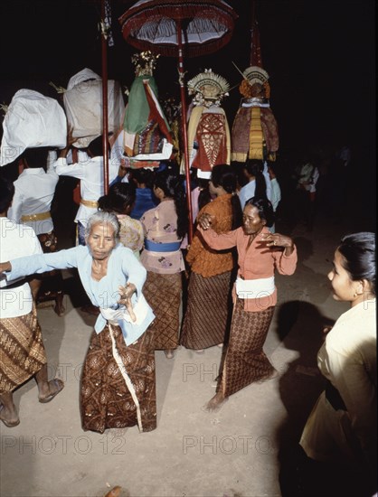 Trance is an important path to communion with the spirits in Balinese ritual