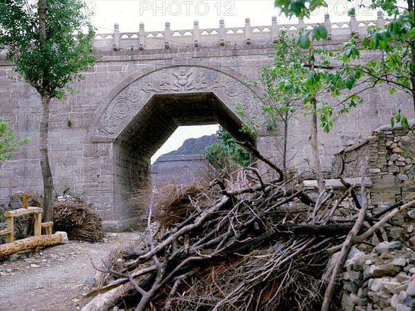 The Great Wall - gate at the centre of the Juyongguan (Chuyungkuan Pass)