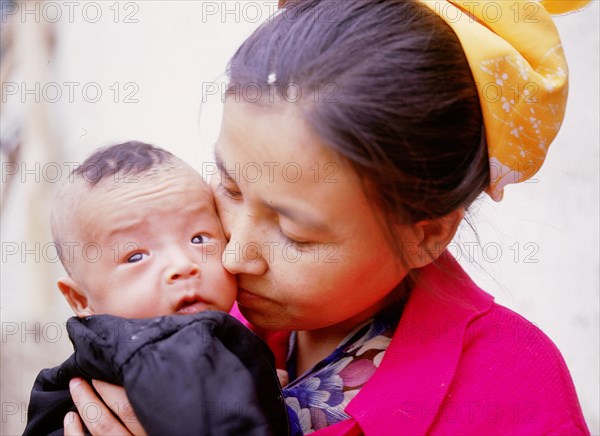 Six week old Uygur boy from Wu Xi Xiang