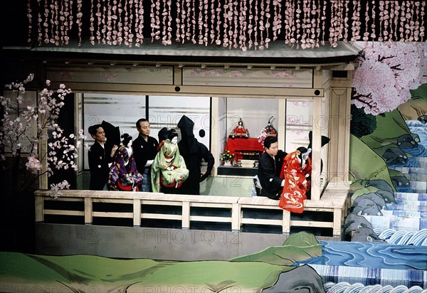 Bunraku performance