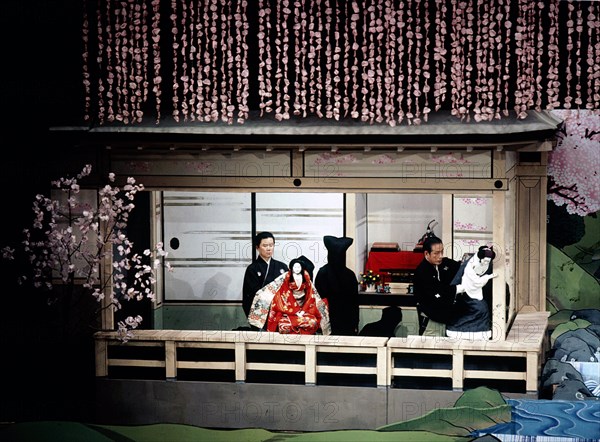 Bunraku performance