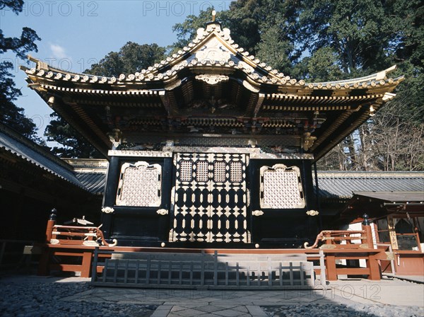 One of the buildings within the shrine of Tosho-gu, Nikko which is dedicated to the deified Ieyasu, the first Tokugawa shogun