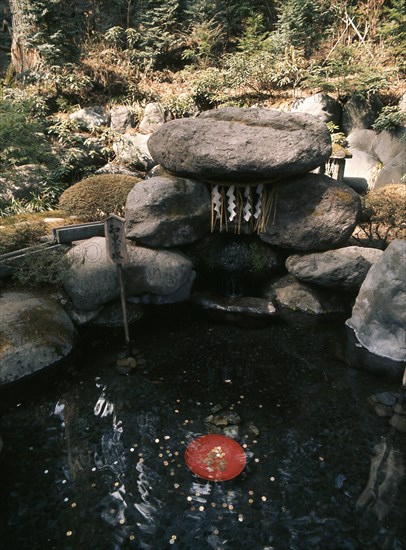 A well in the grounds of Nikko shrine