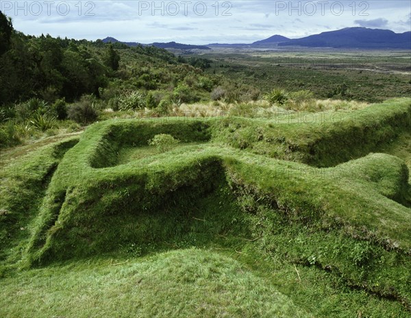 Te Porere Redoubt, south of Lake Taupo