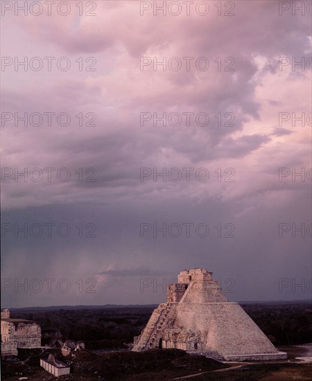 The Pyramid of the Magician at Uxmal