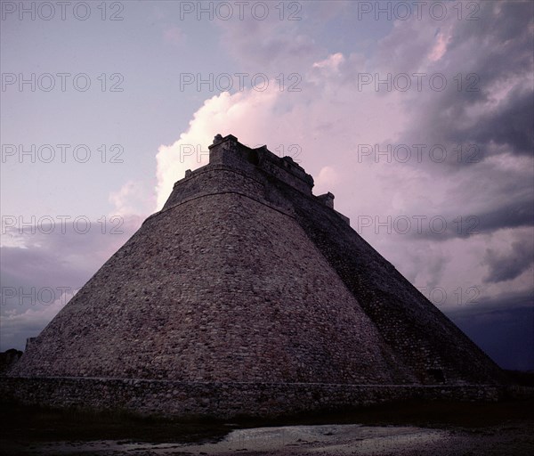 The Pyramid of the Magician at Uxmal