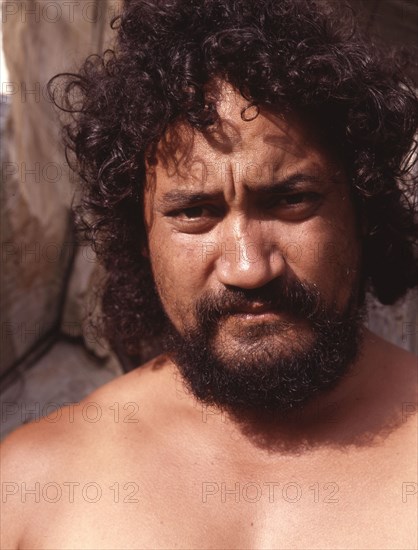 Maori carver, Vince Rerard, of Waipa Kokira Centre, Te Awamatu