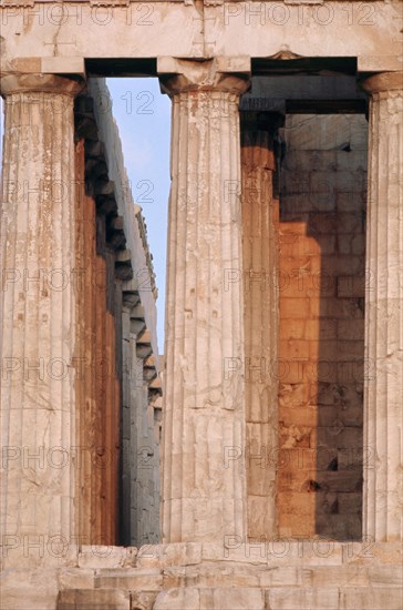 The Parthenon colonnade