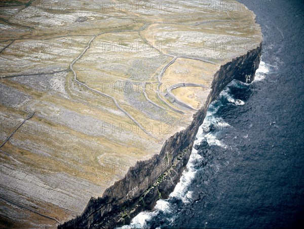 Aerial view of the Fort of Dun Aengus