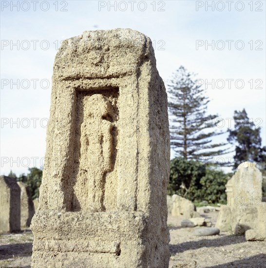 A Tophet (Phoenician graveyard) at Salammbo, the Phoenician port of Carthage