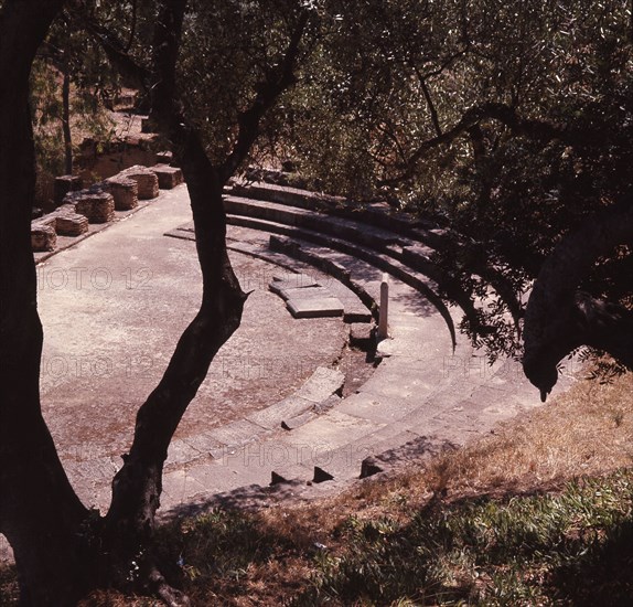 The ruins of Tipasa, a small Roman town in North Africa which flourished during the 3rd century AD