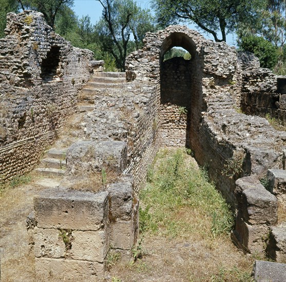 The ruins of Tipasa, a small Roman town in North Africa which flourished during the 3rd century AD