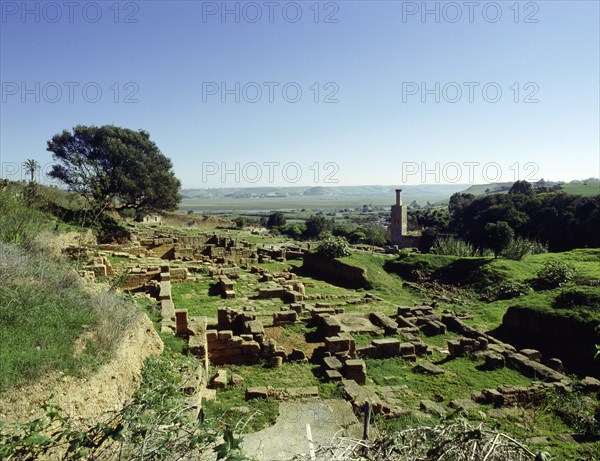 The Chellah Necropolis was completed by Abu l-Hasan on a Roman site