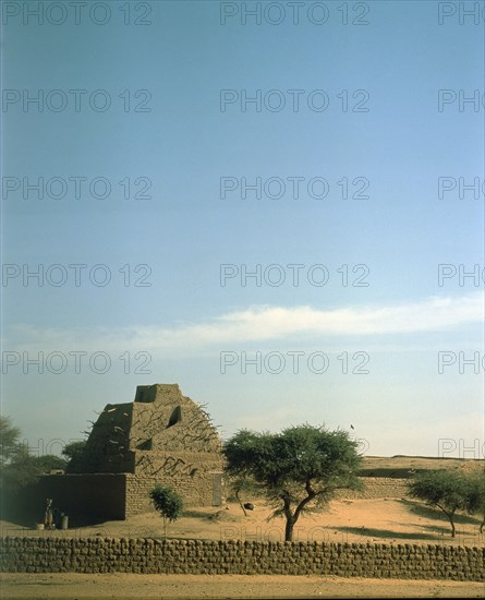 The tomb of Askia Mohammed, ruler of the Songhai empire from 1493 to 1528, at Gao