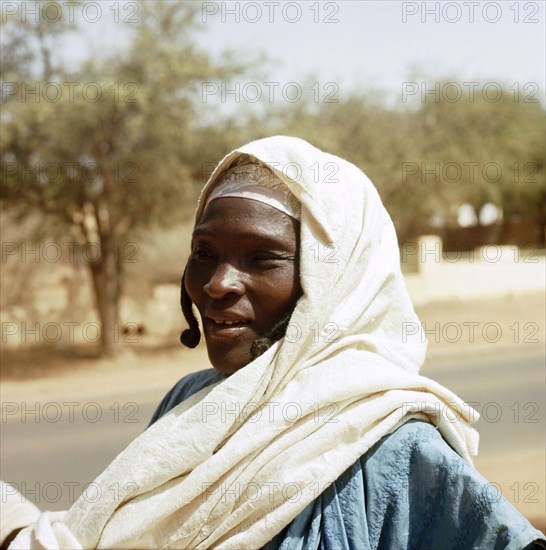 A Fulani woman photographed at Gao, Niger