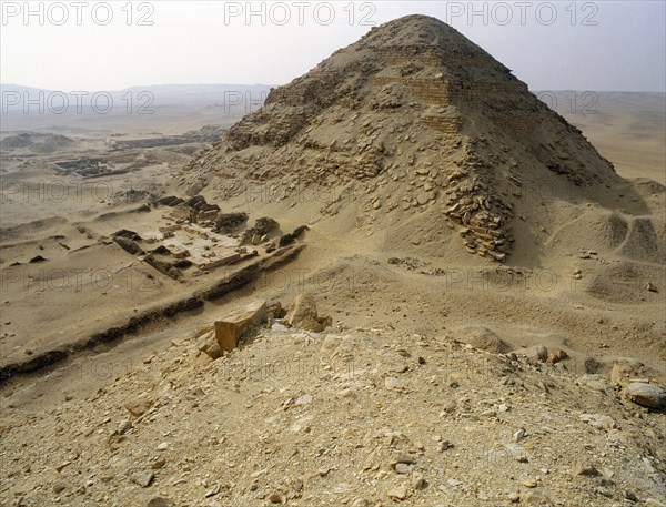 King Neferirkare's pyramid, the biggest at Abusir