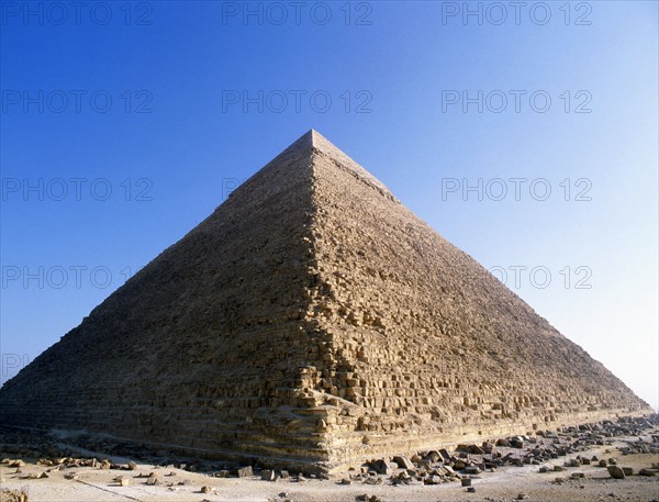 The Pyramid of Khephren at Giza