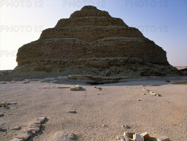 The step pyramid of Zoser