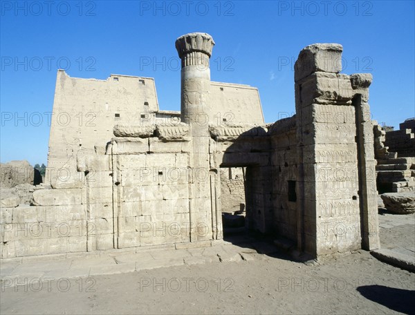 View of the Temple of Horus, Edfu