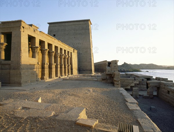 Philae viewed from the Nile