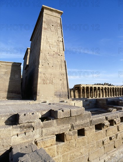 Philae viewed from the Nile