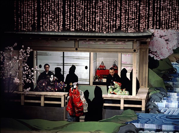 Bunraku performance