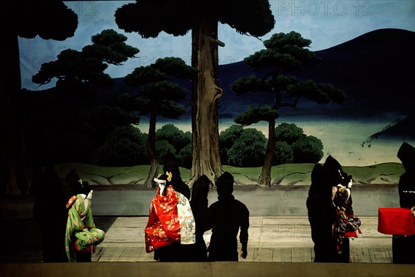 Bunraku performance